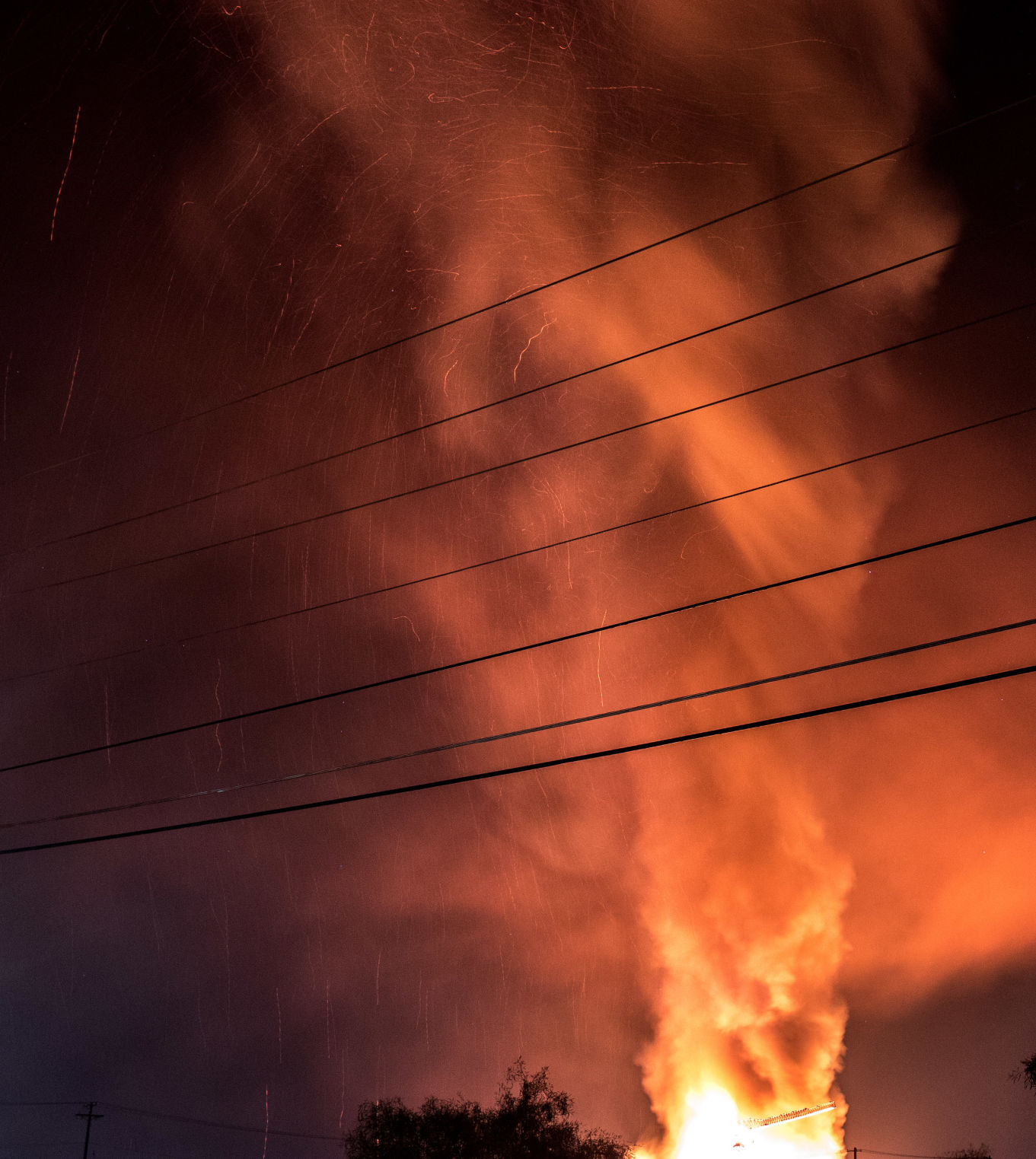 Two-alarm fire at The Mark